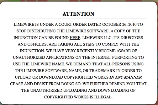 limewiremessage