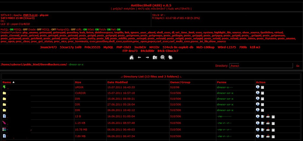 AntiSecShell v.0.5