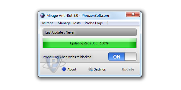 PhrozenSoft Mirage Anti-Bot 3.0 disponible au téléchargement