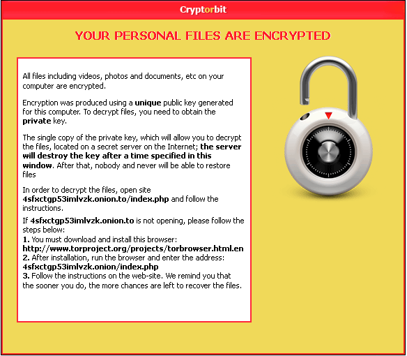 CryptorBit Ransomware