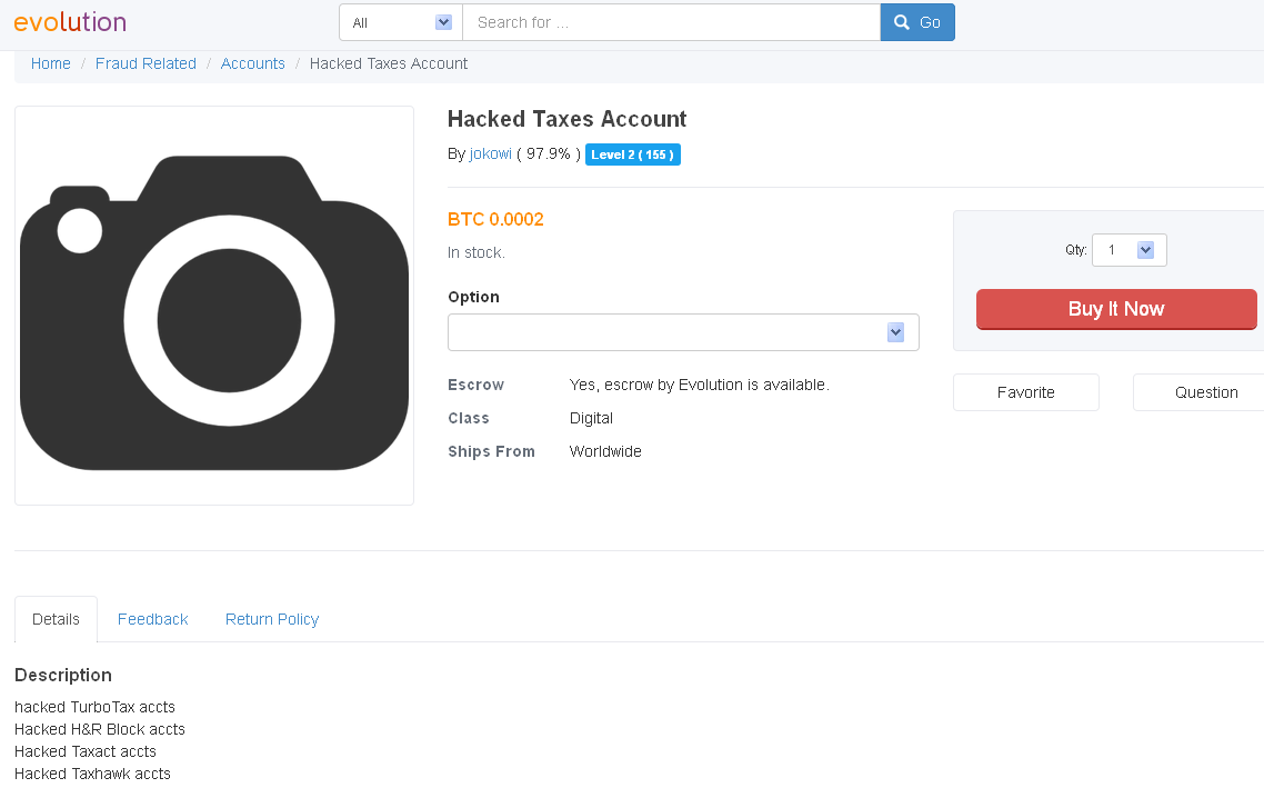 hackedtaxessale