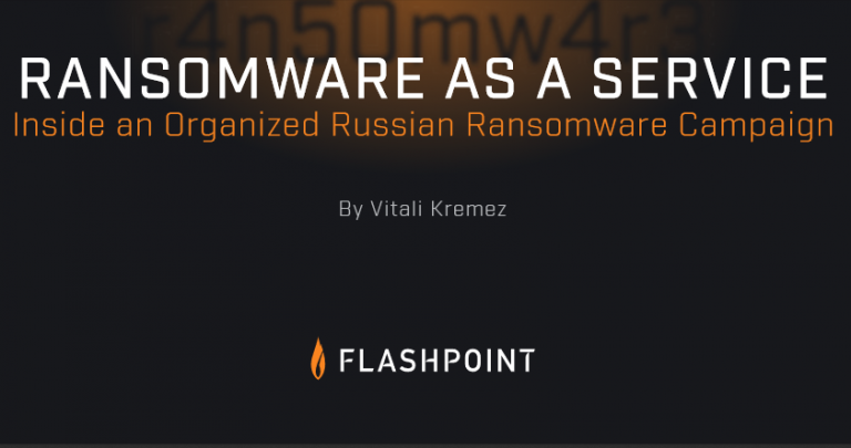 Ransomware as a service – Plongée au cœur d&rsquo;un groupe de cybercriminels russe
