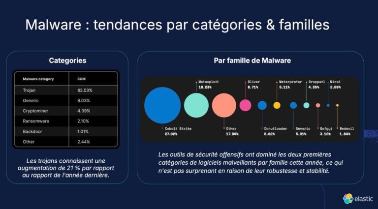 Systèmes d&rsquo;exploitation visés, malwares les plus utilisés : le bilan d&rsquo;Elastic sur les tendances de 2024 en matière de cyberattaques par malware